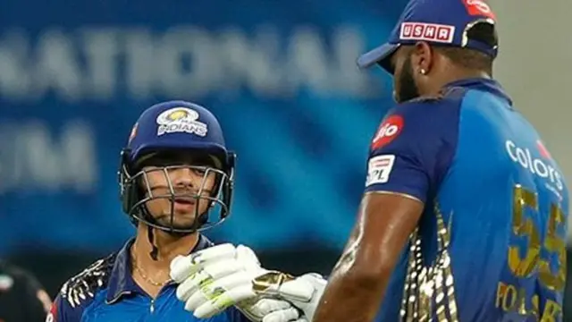 पोलार्ड और ईशान किशन