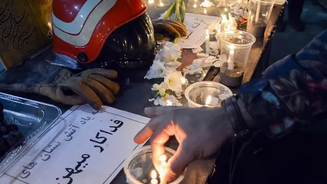 سوگواری قربانیان حادثه