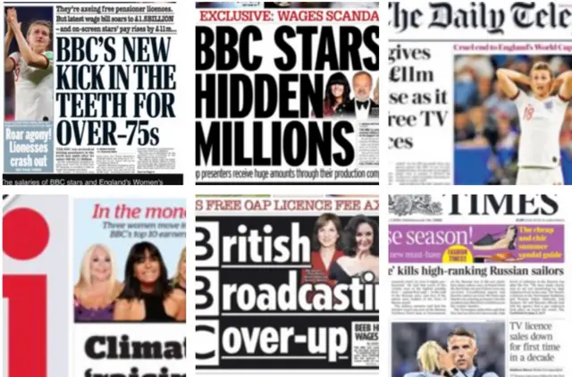 英国报纸头版（2019年7月3日）