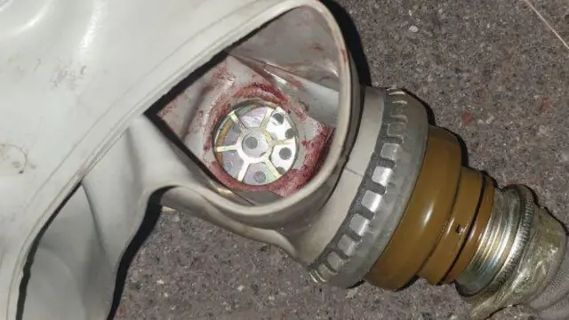 протигаз, доказ