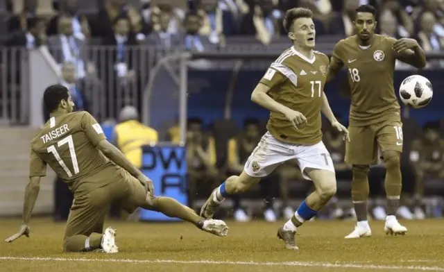 Partido Rusia vs. Arabia Saudita