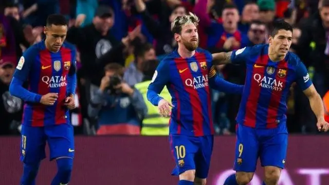 Neymar, Messi na Suarez