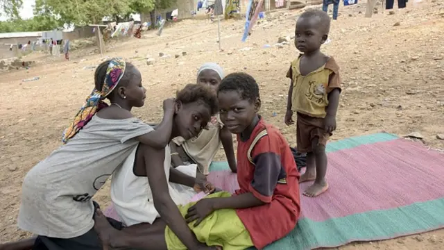 Ụmụaka bi n'ebe ndị gbara ọsọ ndụ na-ebi na Adamawa Steeti