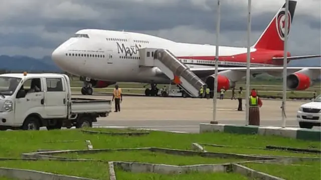 Àwòrán bí àwọn Alalaaji àkọkọ Hajj 2018 ṣé n gbéra labuja