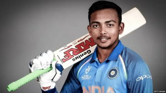 पृथ्वी शॉ