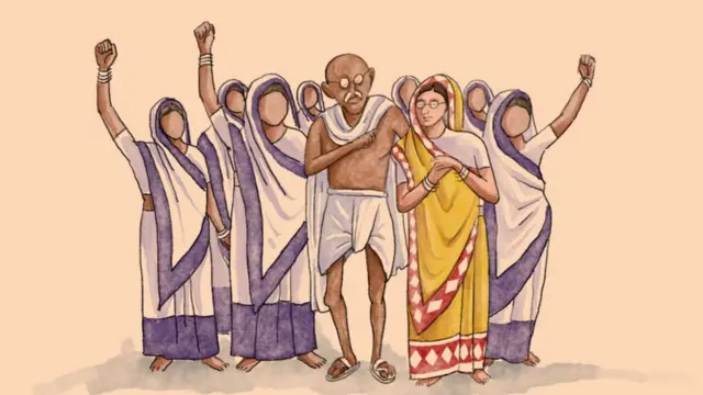 ગાંધીજી અને અનુસૂયા સારાભાઈ