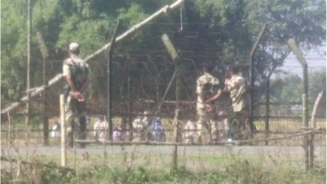 বাংলাদেশ ভারত সীমান্ত।