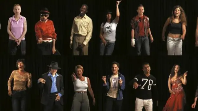 Видеоинсталляция "Король (портрет Майкла Джексона)" южноафриканской художницы Кэндис Брайтц