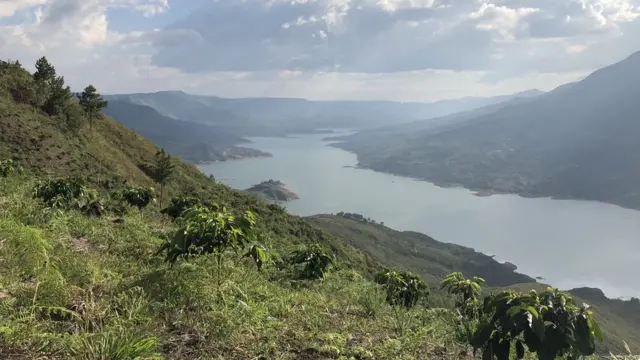 El río Oveja en La Toma