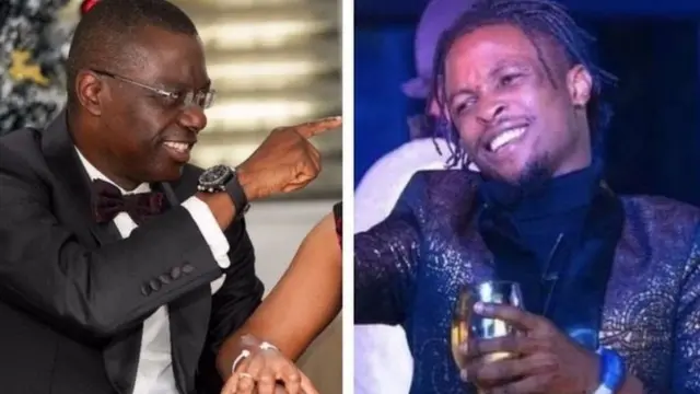 Aworan Gomina Sanwoolu ati Laycon