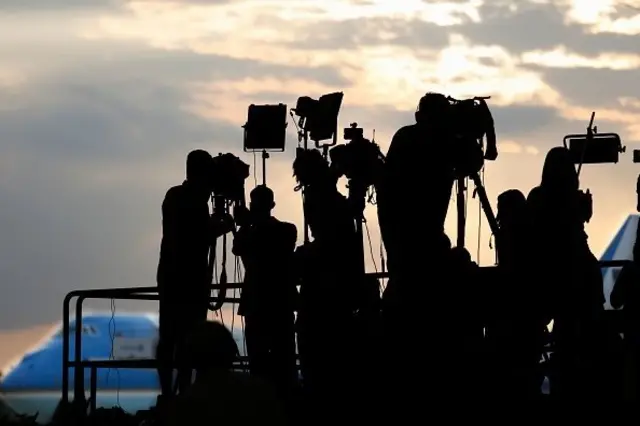 โดนัลด์ ทรัมป์, ประธานาธิบดี, โจมตีสื่อ, ปราศรัย, ฟลอริดา