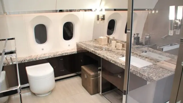 Baño del avión