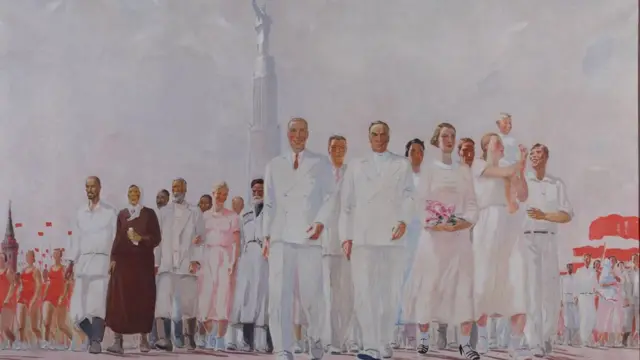 Александр Дейнека. "Стахановцы"