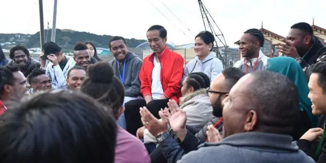 Jokowi di Selandia Baru