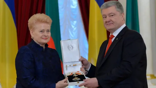 Грібаускайте і Порошенко