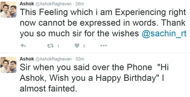 Sachin Tendulkar tweets