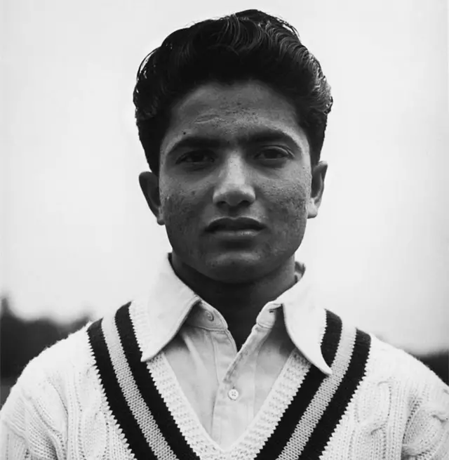 પાકિસ્તાનના મહાન ક્રિકેટર હનીફ મોહમ્મદ.