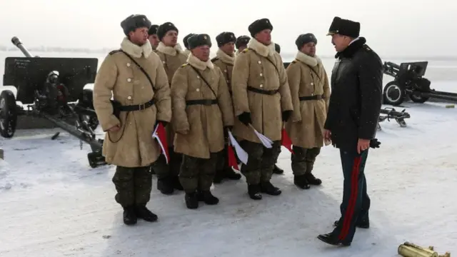 Conmemoraciones del la batallas de Stalingrado en su 76 aniversario.