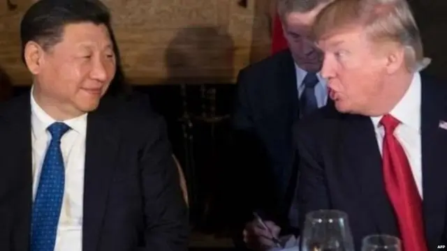 डोनाल्ड ट्रंप आणि शी जिनपिंग