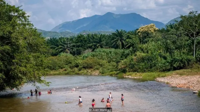 Río en Codazzi, Colombia.