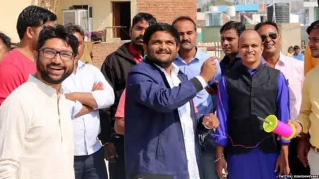 જિગ્નેશ મેવાણી અને હાર્દિક પટેલ