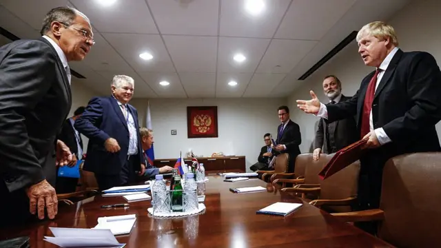 Борис Джонсон, Сергій Лавров
