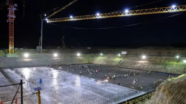 Construcción del cosmódromo Vostochny