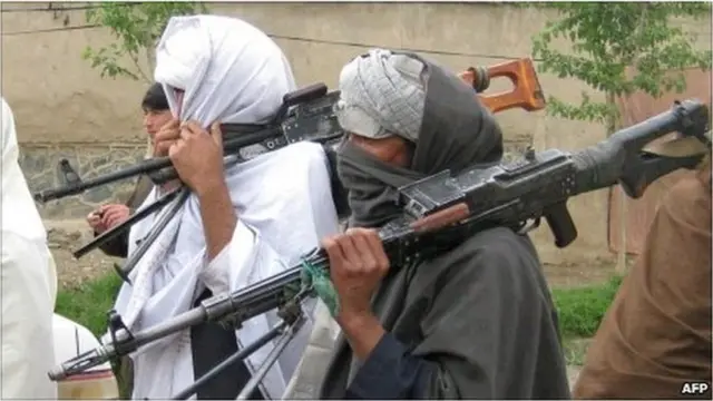 Taliban fighters in Afghanistan