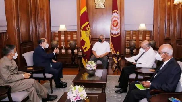 இலங்கை அதிபருடன் இந்திய வெளியுறவுத் துறைச் செயலர்