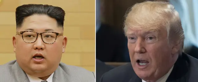 Kim Jong-un dan Donald Trump