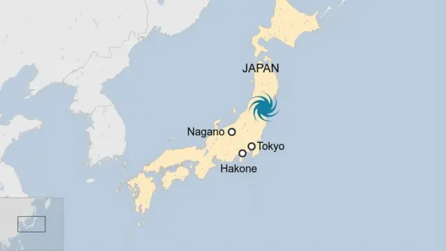 जपानला चक्रीवादळाचा तडाखा