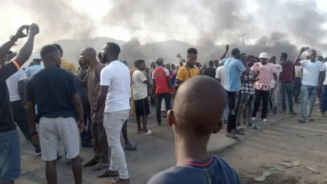 Foto from di Gauraka Abuja-Kaduna highway