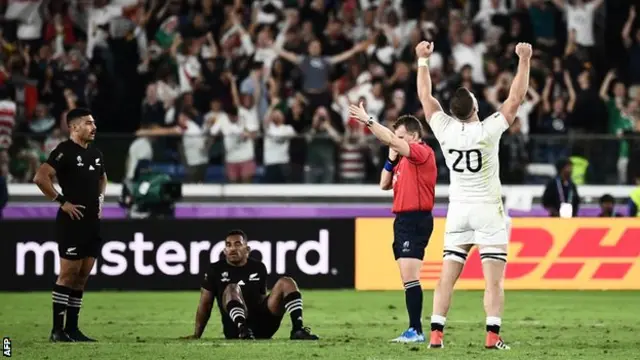 ラグビーW杯】 イングランドが決勝進出 ニュージーランドは3連覇ならず - BBCニュース