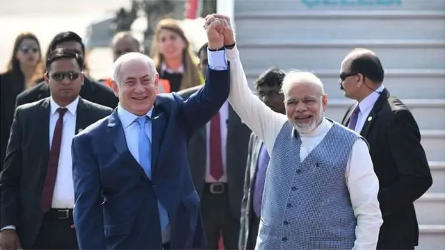 નરેન્દ્ર મોદી અને નેતન્યાહુ