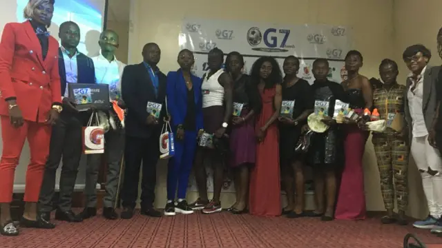 Award winners and some players for national team, Saturday 7 December, 2019.