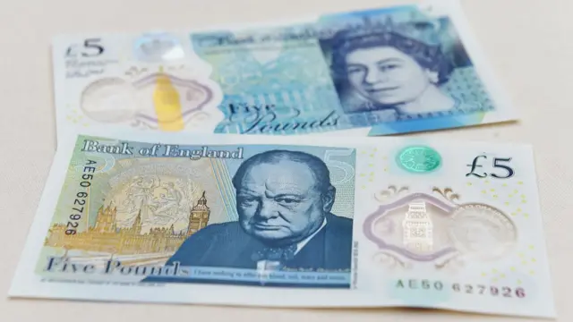 ธนบัตร 5 ปอนด์แบบใหม่