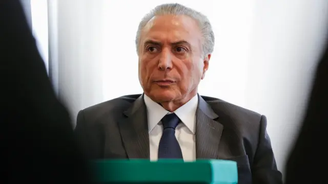 O presidente Michel Temer