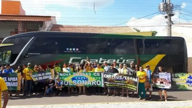 Caravana em direção a Brasília