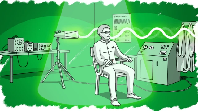 圖畫:正在接受腦試驗的男子