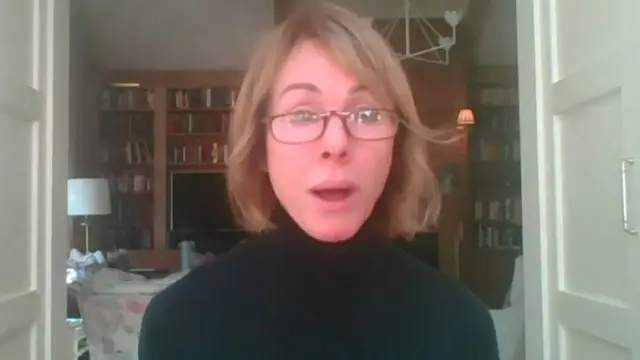 Madamu Kelly ageza kuri iyi nama uruhande rw'igihugu ahagarariye ku bibazo byo muri aka akarere