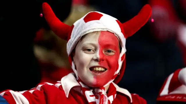 Seguidor de la selección de Dinamarca