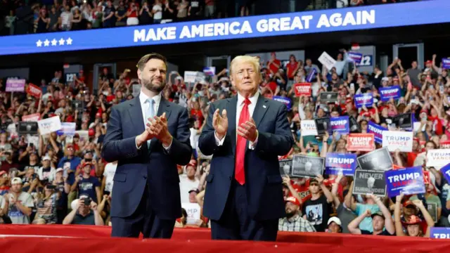 Джей Ді Венс і Дональд Трамп