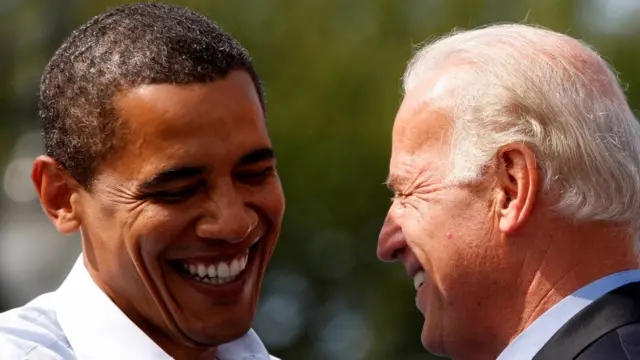 Barack Obama y Joe Biden.
