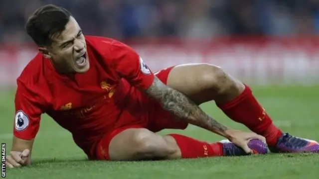 Mshambuliaji wa Liverpool Philippe Coutinho