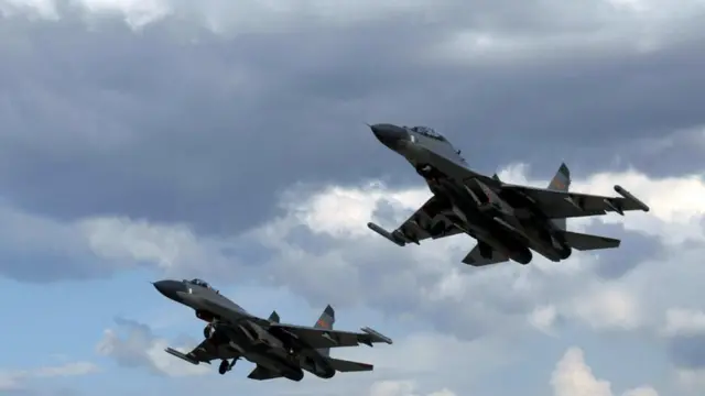 中国的歼-11战斗机