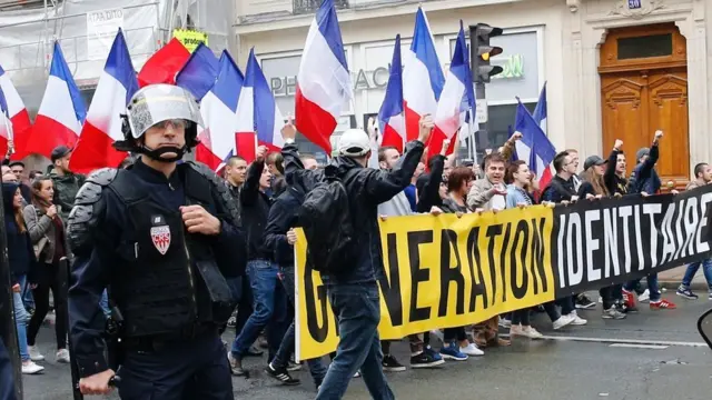 Демонстрация в Париже