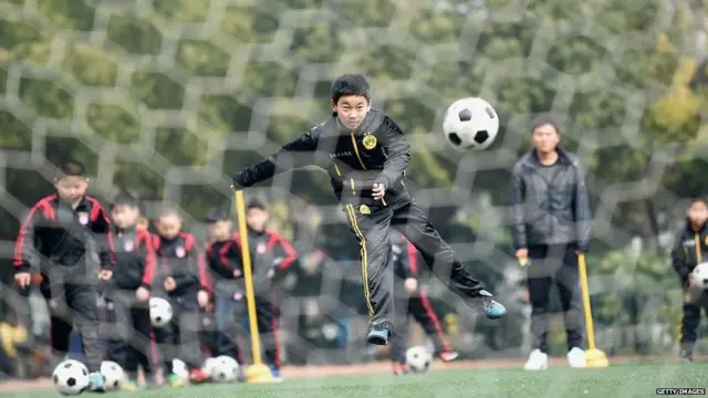Chinese kids training