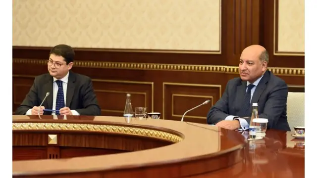 Ўзбекистон Президенти Шавкат Мирзиёев ЕТТБ Президенти Сума Чакрабартини қабул қилди.