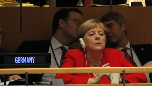 Angela Merkel na 74ª sessão da Assemblie Geral das Nações Unidas