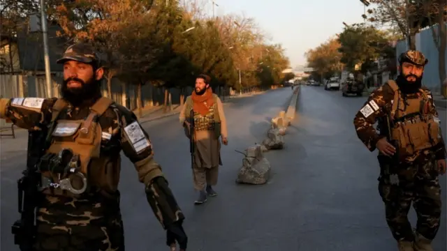 دھماکوں کے بعد طالبان کی آمد